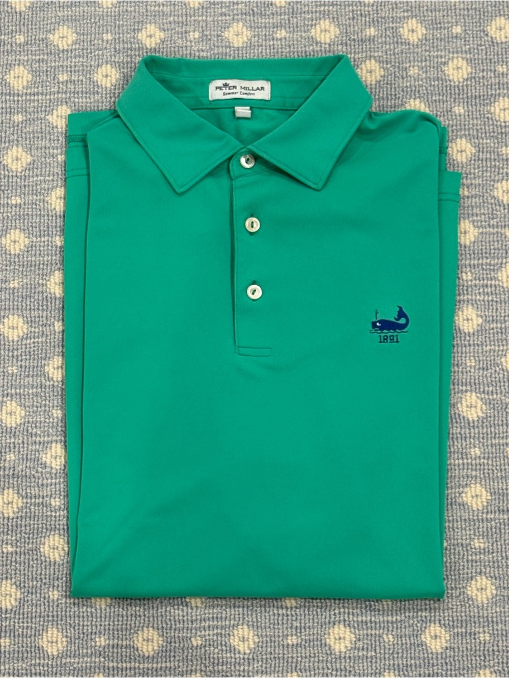Maidstone Club Peter Millar Green Golf Shirt
